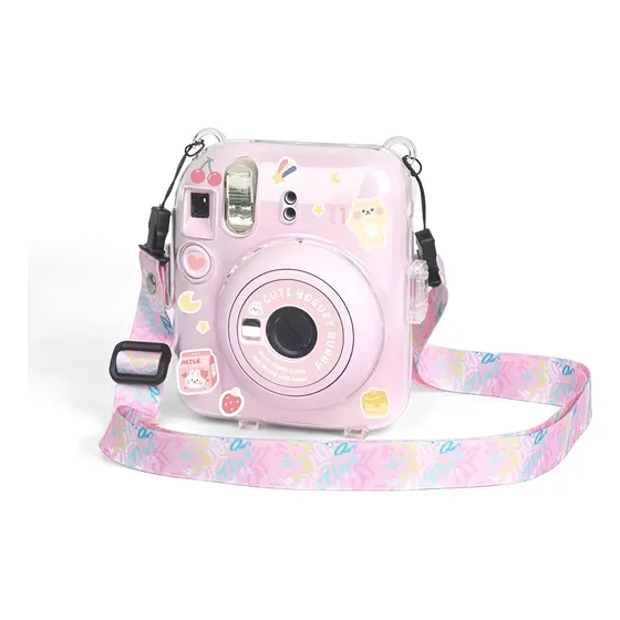 Bolsa Capa Silicone Transparente Para Câmera Instax Mini 12