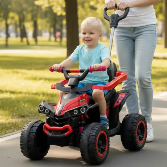 Quadriciclo Elétrico Infantil Haste Direcionável 6v