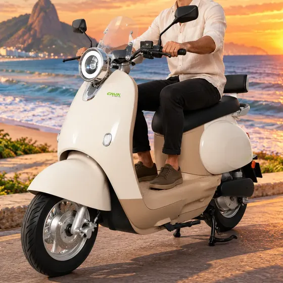 Cavalletta C12 Scooter/bike Elétrica 60v 1000w Lítio 75km