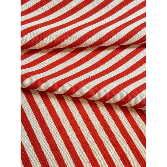 Tecido Jacquard Fio Tinto Listrado 1m X 2,8m Decoração