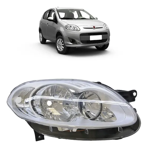 Farol Palio G5 2015 2014 2013 2012 Foco Duplo Cromado