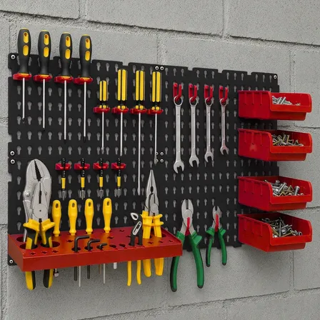 Painel Organizador 59x35 Gaveteiro Suporte Porta Alicate