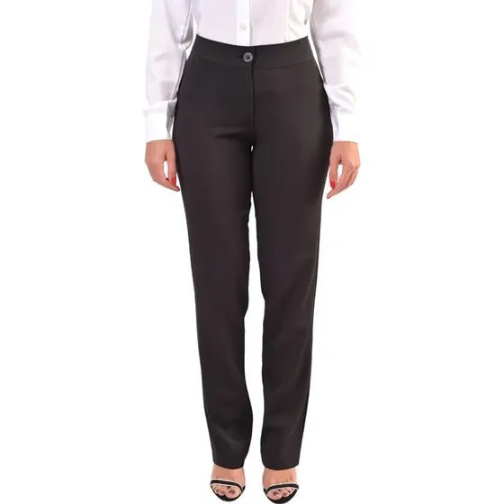 Calça Social Two Way Preta Uniforme Com Lycra Strech