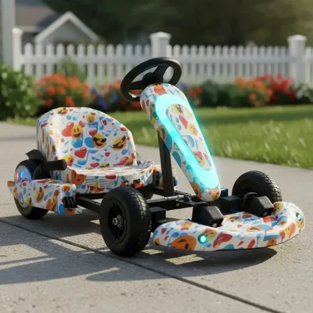 Mini Kart Elétrico Infantil 250w Com Led Suporta Até 70 Kg