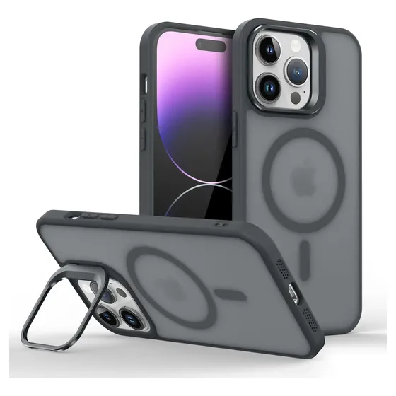 Capa iPhone 16 Pro Max Magsafe Anti Impacto Suporte Retrátil