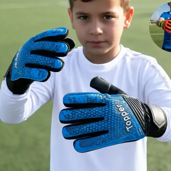 Luva Goleiro Topper Infantil - Futebol Campo Salão Society