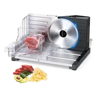 Máquina De Cortar Frios Elétrica Compacta Carnes E Queijos