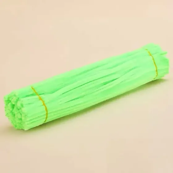 Kit Com100haste De Chenille Limpador De Cachimbo 30 Cm Arame