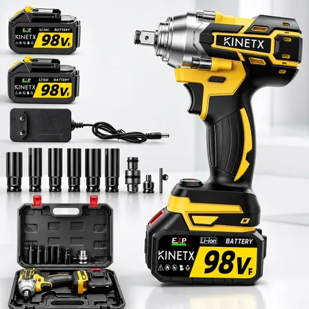 Chave De Impacto Brushless 880nm 98vf 2baterias Com Soquetes