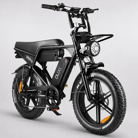 Bicicleta Eletrica 1000w 48v30ah V8 Pro S Bateria Dupla