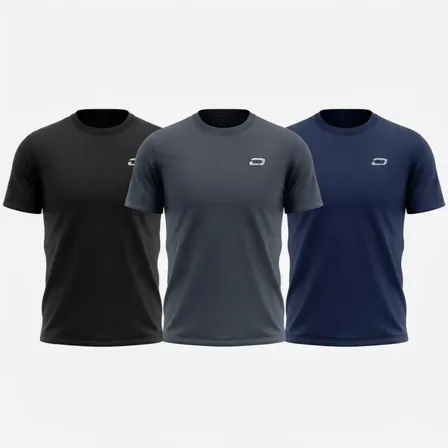 Kit 3 Camisetas Dry Fit Masculina Academia Treino Fitness