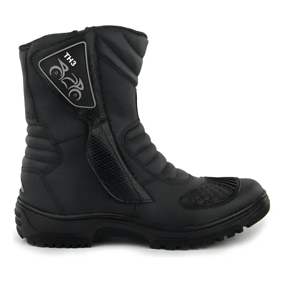 Bota Motoqueiro Cano Alto Semi Impermeavel Promoção Brinde