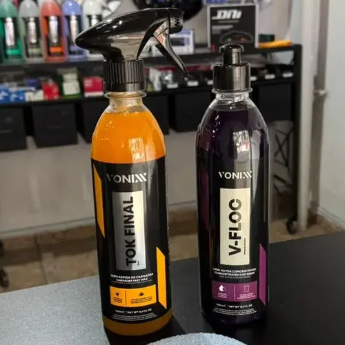 Kit Vonixx Shampoo V-floc E Cera Tok Final 500ml Com Aplicador