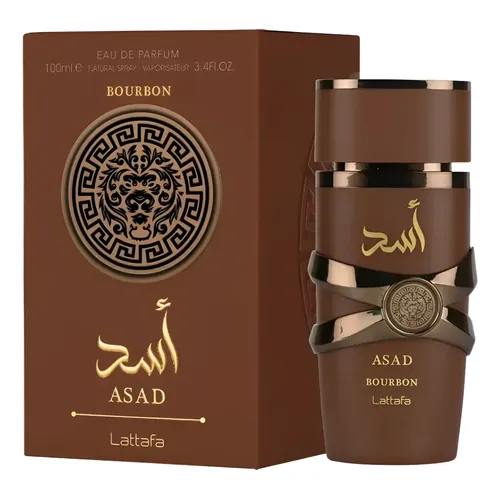 Perfume Árabe Masculino Asad Bourbon Lattafa Eau De Parfum 100ml