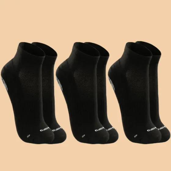 Kit 3 Meia Antiderrapante Pilates Práticas Solo Lupo 3310
