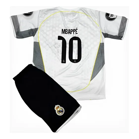 Conjunto Infantil Real Madrid Camisa E Short Futebol
