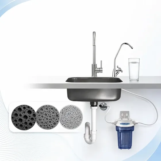 Filtro Purificador De Água De Bancada Com Torneira Faucet