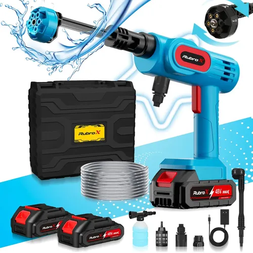 Lavadora Portátil Sem Fio 300w 2 Baterias Com Maleta