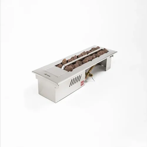 Lareira A Gás 70 Cm Inox 304 Jx Metais