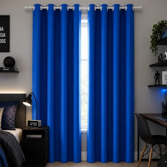 Cortina Corta Luz Blackout Blecaute 2,80 M X 2,30 M - Porta