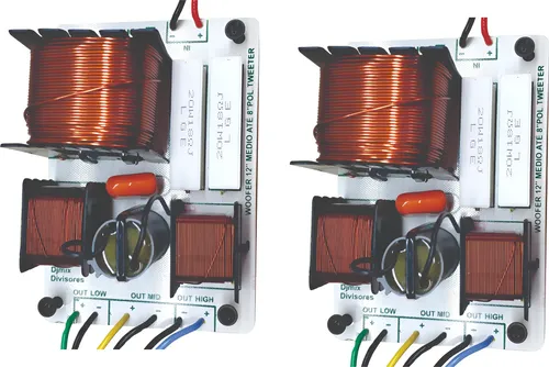 Kit (2) Divisor 3 Vias De 500w 8 Ohms