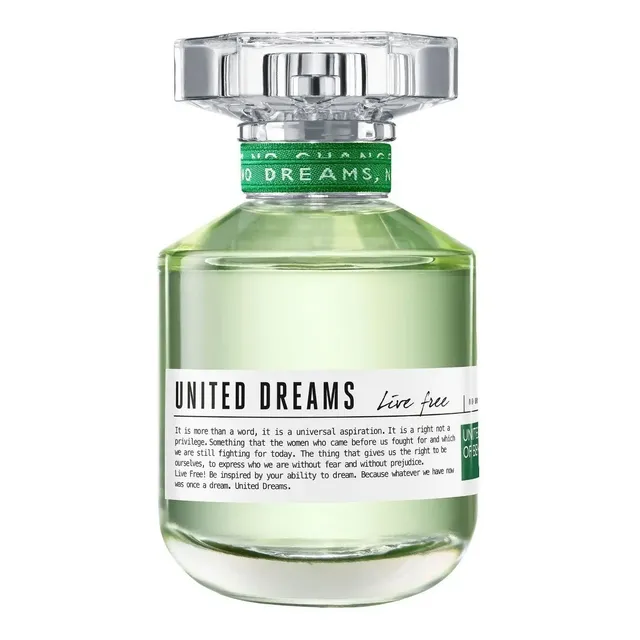 Benetton United Dreams Live Free Edt Perfume Feminino 50ml