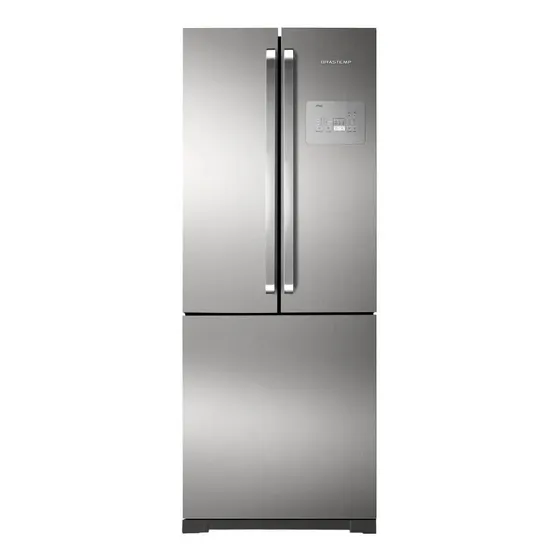 Geladeira com freezer Brastemp BRO80A con capacidad de 540L -inox