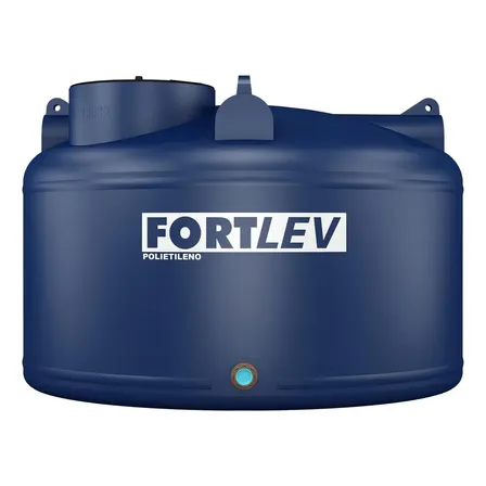 Tanque de água Fortlev Fortplus vertical polietileno 5000L azul