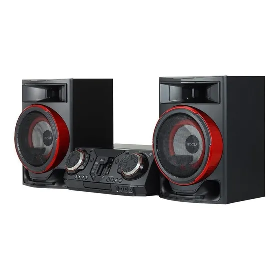 Mini System LG Xboom CL87 bluetooth 2350W Sem Leitor de Cd