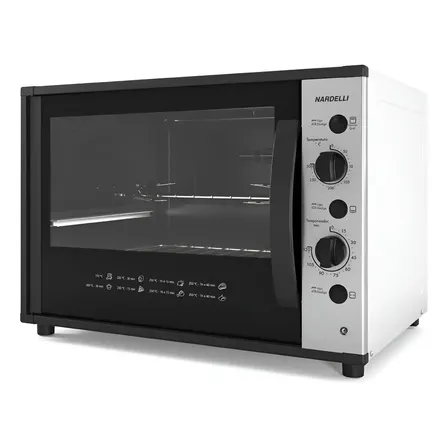 Forno de bancada elétrico Nardelli Smart 60´s 60L branco