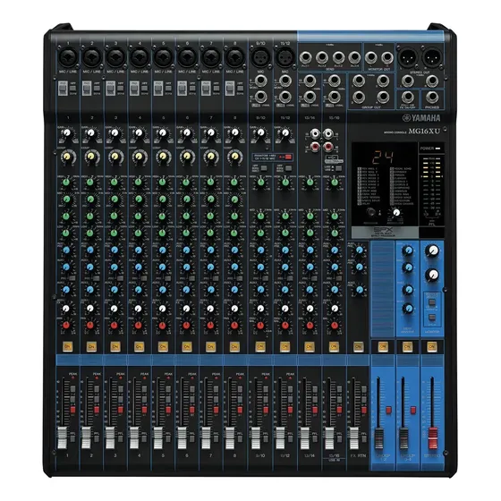 Console Yamaha MG16XU de mistura