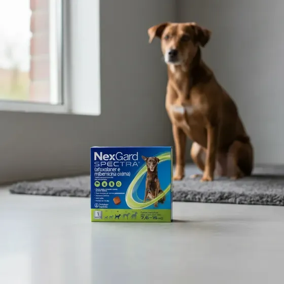 Nexgard Boehringer Ingelheim Nexgard Spectra Cão Azul 7,6 a 15kg C 1 Tablete