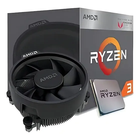 Processador gamer AMD Ryzen 3 3200G YD3200C5FHBOX de 4 núcleos e 4GHz de frequência com gráfica integrada