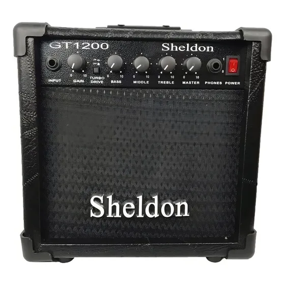 Cubo Sheldon Gt1200 Para Guitarra De 15w Cor Preto