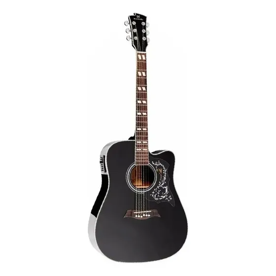 Violão Eletroacústica Michael Galaxy VM925DTC Cor Black Satin