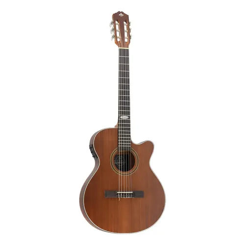 Violão eletroacústica Strinberg Black SL200C 200 para destros mahogany acetinado