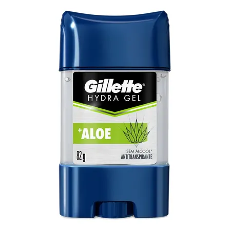Desodorante Antitranspirante Gillette Hydra Gel Aloe 82g Aloe Vera