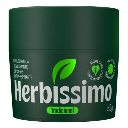Desodorante Creme Tradicional Herbíssimo 55g