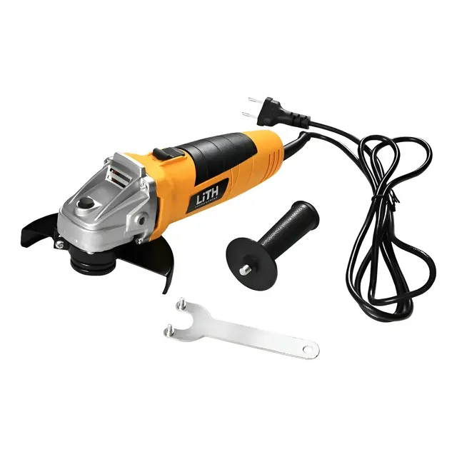 Esmerilhadeira Angular Lith Lt3035 600w Disco 125mm Trava Segurança Amarelo 127v 60 Hz