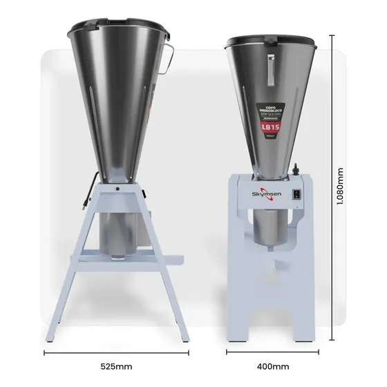 Liquidificador industrial Skymsen LB-15MB 15 L aço inoxidável