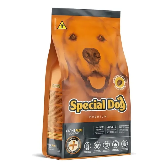 Ração Seca Special Dog Premium Cão Adulto Sabor Carne Plus 15kg