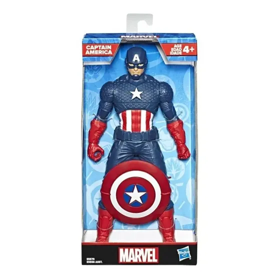 Boneco Artic. Capitão América Avengers Olympus 24 Cm Marvel