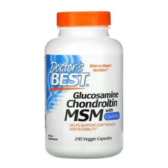 Glucosamina Condroitina C/ Optimsm Doctor's Best 240veg Caps