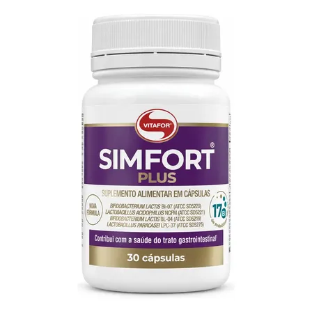 Simfort Plus Probióticos 30 Cápsulas - Vitafor