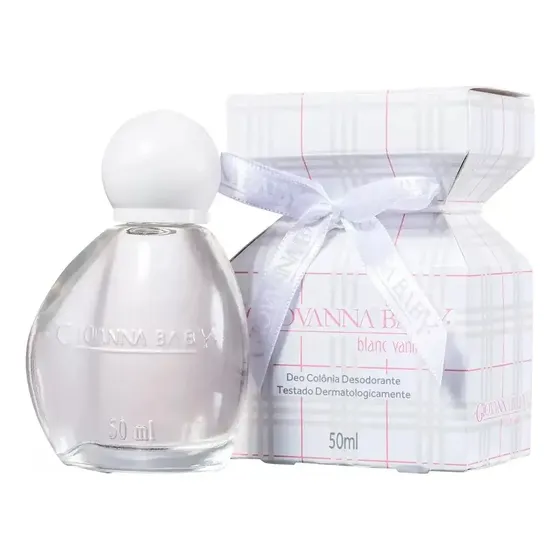 Deo Colônia Giovanna Baby Blanc Vanilla 50ml Floral Cruelty-Free