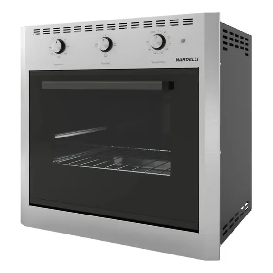 Forno Elétrico Embutir Nardelli E60 Inox 60l