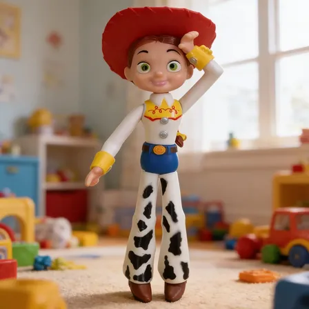 Boneco Jessie Vaqueira Toy Story Disney Vinil 15cm