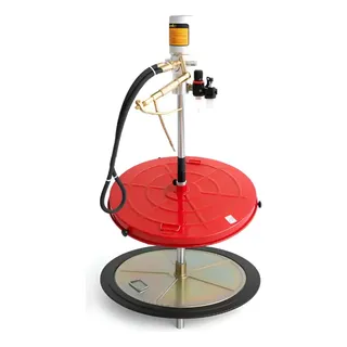Bomba De Graxa Pneumática Para Tambor 200kgs Propulsora
