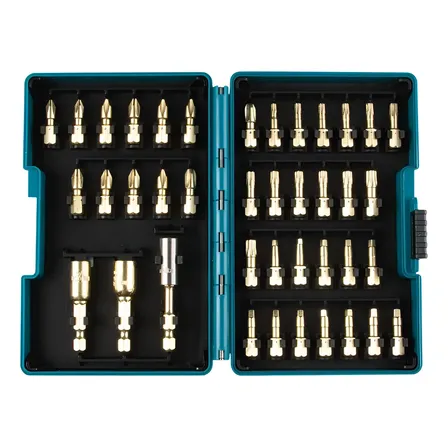 Jogo De Bits/pontas 25mm 40 Peças Impact Gold Makita B-69543