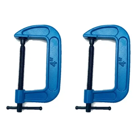 Kit 2 Grampos Sargento Nº 4 - Tipo C P/ Marceneiro 100mm